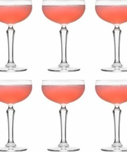 Kopen ???? Libbey Champagneglas SPKSY Coupe - 245 Ml / 24,5 Cl - 6 Stuks - Vaatwasserbestendig - Hoge Kwaliteit - Vintage Design - Perfect Voor Een Cocktailfeest Aan Huis ????