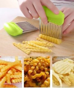 Beste recensies van ???? Merkloos Frietsnijder - Patatsnijder- Fritessnijder - Roestvrijstaal - Decoratiemes Met Ribbels - RVS ???? -Bourgogne Shop 550x564 1