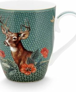 Beste recensies van ???? Pip Studio Mokken - Winter Wonderland - Groen - Porselein - 2 Stuks - 350ml - Giftbox ???? -Bourgogne Shop 550x567 1