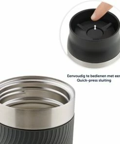 Goedkoop ???? Blumtal Thermosbeker Classic - Lekvrij, BPA-Vrij En Vaatwasserbestendig - Hoge Kwaliteit Thermosfles Met Quick-Press Sluiting - Travel Mug 350 Ml - Pumpkin Spice - Bruin ???? -Bourgogne Shop 550x569 3