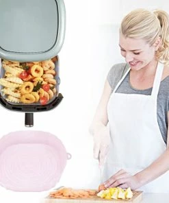 Begroting ???? Consumerce® Premium Siliconen Bakplaat Voor AirFryers Roze | AirFryer Accesoires | AirFryer Bakpapier | AirFryer XL | AirFryer Bakvorm | AirFryer Bakblik | Keuken Accessoires ????