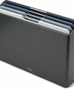 Nieuw ???? Joseph Joseph JosephJoseph - Folio - Snijplank - In Houder - Groot - Set Van 5 Stuks - Grijs ????