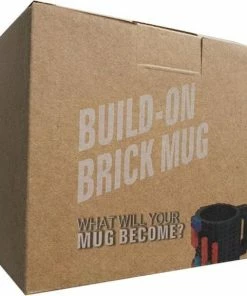 Promo ???? Merkloos Build On Brick Mug - Licht Blauw - 350 Ml - Bouw Je Eigen Mok Met Bouwsteentjes - BPA Vrije Drinkbeker Cadeau Voor Kinderen Of Volwassenen - Koffie Thee Limonade Of Andere Dranken - Pennenbeker - Creatief Accessoire Voor Op Bureau ✔️ -Bourgogne Shop 550x577 2