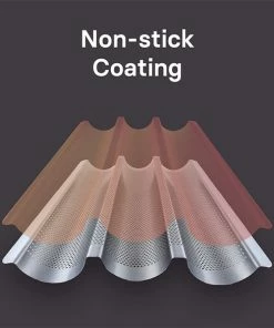 Coupon ✔️ PRETEX GOURMEO Stokbrood Bakjes Voor 3 Baguettes Met Anti-aanbaklaag - 38.5cm X 28.5cm - Franse Baguette Brood Bakplaat - Makkelijk Te Gebruiken En Poetsen 1 Backblech Für 3 Baguettes Zilver ???? -Bourgogne Shop 550x586 3