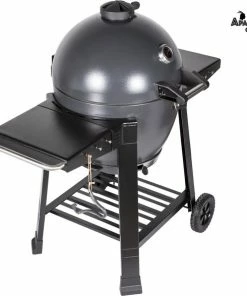 Gloednieuw ???? Apache Grill 21 Inch Kamado BBQ Egg | Houtskool | Zwart | 50cm Grill Oppervlak | Dubbelwandig & Geïsoleerd ✔️ -Bourgogne Shop 550x587
