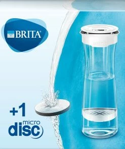 Flash-uitverkoop ???? BRITA - Fill&Serve Waterfilterkaraf - 1,3L - Wit Grafiet - Inclusief 1 MicroDisc Waterfilter ????