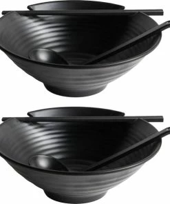 Aanbiedingen ???? Gadgy Noodle Kom Set - 2 Kommen, 2 Paar Eetstokjes En 2 Lepels - Noodle Bowl - Japans Servies ???? -Bourgogne Shop 550x593 2