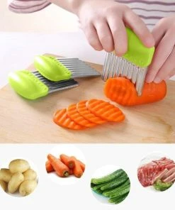 Beste recensies van ???? Merkloos Frietsnijder - Patatsnijder- Fritessnijder - Roestvrijstaal - Decoratiemes Met Ribbels - RVS ????