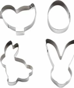 Beste recensies van ⭐ Saaf Uitsteekvormpjes Pasen - Set Van 4 - Bakvormpjes - Koekjes Vorm Uitstekers - Kinderen - RVS ????