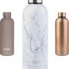 Nieuw ???? TIGR The Minimalist - Drinkfles - Thermosfles - RVS - 500ml - Wit Marmer ????
