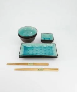 Beste recensies van ???? Tokyo Design Studio Glassy Turquoise Sushi Servies - Star - 8 Delig - 2 Persoons ???? -Bourgogne Shop 550x634 1