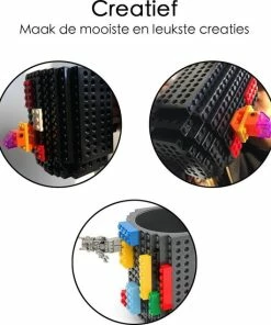 Korting ???? Merkloos Mok Met Bouwstenen - Geschikt Voor LEGO En Andere Merken - Zwart ???? -Bourgogne Shop 550x635