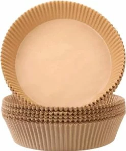 Beste deal ⭐ Mariv® Airfryer Bakpapier 100 Stuks - Airfryer Accessoires - Bakpapier Airfryer - Airfryer Bakjes - Wegwerpbakjes Airfryer - 16 Cm - Bakpapier ⭐