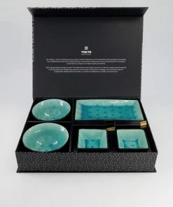 Beste recensies van ???? Tokyo Design Studio Glassy Turquoise Sushi Servies - Star - 8 Delig - 2 Persoons ???? -Bourgogne Shop 550x687 14
