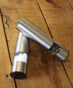 Groothandel ???? Allkinds Elektrische Peper En Zoutmolenset - Keukengerei - Batterij - Peper- En Zoutstel - Lichtgevend - RVS - Zilver ✔️ -Bourgogne Shop 550x687 2