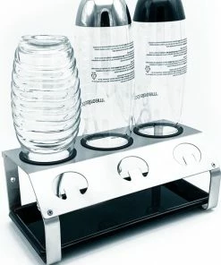 Groothandel ⌛ Sodafresh - Premuim Flessenhouder En Afdruiprek Voor Alle Sodastream Flessen - 100% Roestvrij Staal ⌛ -Bourgogne Shop 550x690