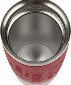 Hete verkoop ???? Tefal Travel Mug Thermobeker - 360 Ml - RVS/Rood ❤️ -Bourgogne Shop 550x700