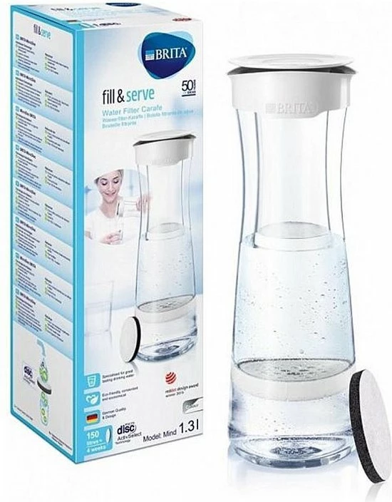 Flash-uitverkoop ???? BRITA - Fill&Serve Waterfilterkaraf - 1,3L - Wit Grafiet - Inclusief 1 MicroDisc Waterfilter ???? 10 Flash-uitverkoop ???? BRITA - Fill&Serve Waterfilterkaraf - 1,3L - Wit Grafiet - Inclusief 1 MicroDisc Waterfilter ???? - Afbeelding 10