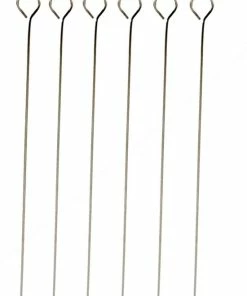 Promo ???? 12x Arte Regal BBQ/barbecue Spiezen/vleespennen Van Metaal 25 Cm ????
