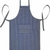 Beste deal ???? Homéé® Horeca Suite Keukenschorten BBQ BIB Apron - Schort - 70x100 Cm - Blauwe En Witte Strepen ⭐