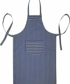 Beste deal ???? Homéé® Horeca Suite Keukenschorten BBQ BIB Apron - Schort - 70x100 Cm - Blauwe En Witte Strepen ⭐