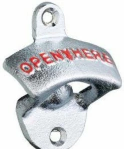 Uitgang ???? Merkloos Flesopener Muur - Wandflesopener - Muur Opener - Bieropener Muur - Wand Opener - Muur Flesopener - Retro - Inclusief 2 Schroeven ????