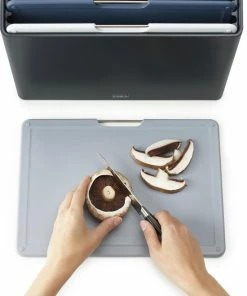 Nieuw ???? Joseph Joseph JosephJoseph - Folio - Snijplank - In Houder - Groot - Set Van 5 Stuks - Grijs ???? -Bourgogne Shop 550x731