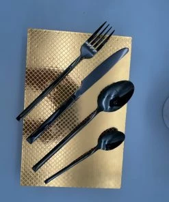 Coupon ???? Shoppen Voor Iedereen - 6 Personen Bestekset - 24 Dlg Bestek - Zwart - Geschenkdoos- Cadeau ???? -Bourgogne Shop 550x733 13