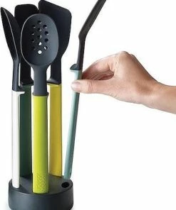 Goedkoopste ???? Joseph Joseph Elevate Carrousel Keukenhulpen - Set Van 5 Stuks - Incl. Houder ???? -Bourgogne Shop 550x741