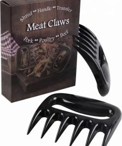Coupon ???? Merkloos Meat Claws - Vlees Klauwen Houder Pulled Pork - Vleesvork - Vlees Draaier - BBQ Barbecue Accessoire Gereedschap - 2 Stuks ????