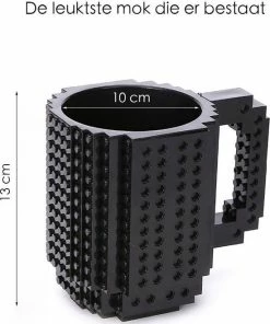 Korting ???? Merkloos Mok Met Bouwstenen - Geschikt Voor LEGO En Andere Merken - Zwart ???? -Bourgogne Shop 550x776