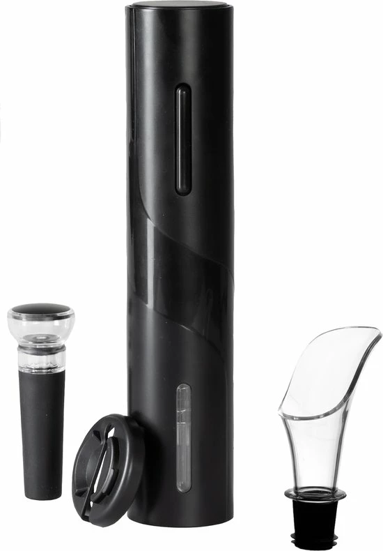 Promo ???? Sareva Elektrische Wijnopener Set (met Wijnstopper, Foliesnijder & Schenktuit) ???? 2 Promo ???? Sareva Elektrische Wijnopener Set (met Wijnstopper, Foliesnijder & Schenktuit) ???? - Afbeelding 2