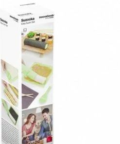 Promo ⌛ Innovagoods Perfect Roll Sushi Set | 3 - Delig | BPA - Vrij |inclusief Sushi Recepten |Groen ???? -Bourgogne Shop 550x791