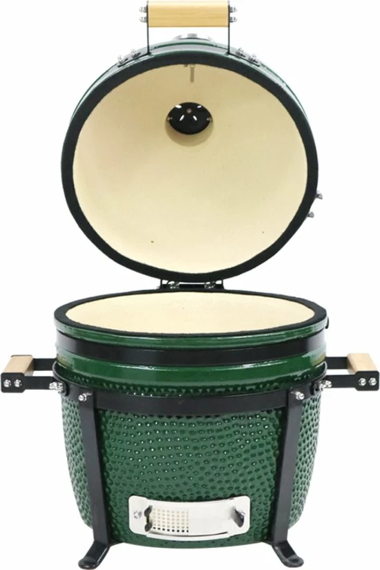 Korting ✔️ Fonteyn Kamado - Kamado BBQ - 15" - Groen ???? 2 Korting ✔️ Fonteyn Kamado - Kamado BBQ - 15" - Groen ???? - Afbeelding 2