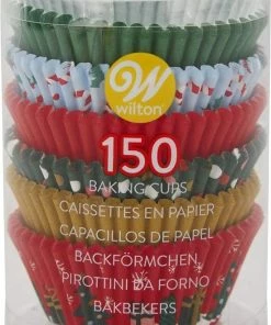 Promo ???? Wilton - Cupcakevormpjes - Feestdagen - Pk/150 ???? -Bourgogne Shop 550x837